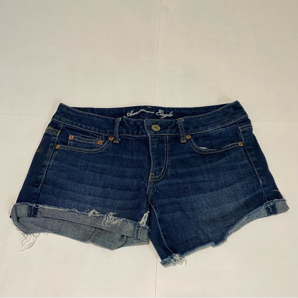 American Eagle Outfitters Blue Jean Shorts Classic Cut-Off